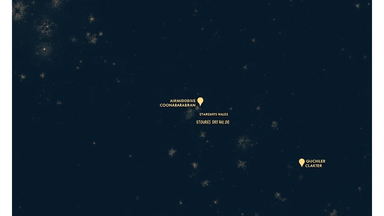 Map showing the location of Coonabarabran, NSW, Australia